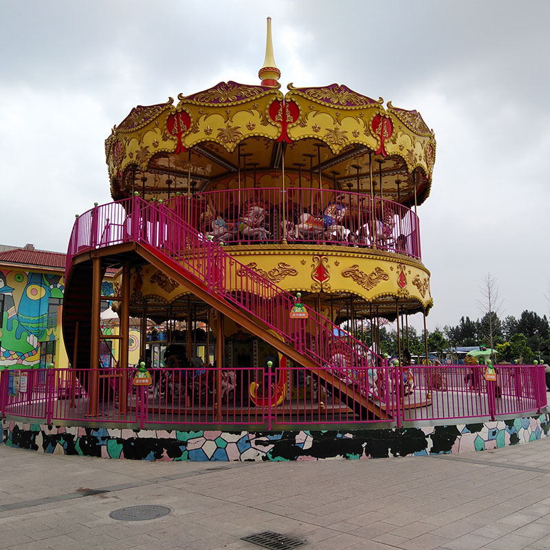 carousel merry go around amusement rides