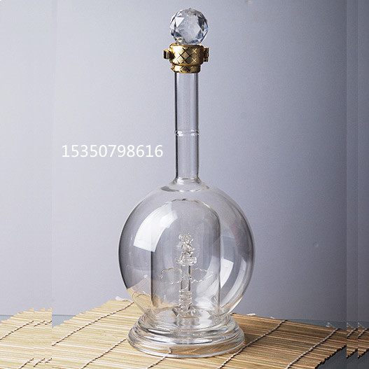 High borosilicate glass process bottle bottle