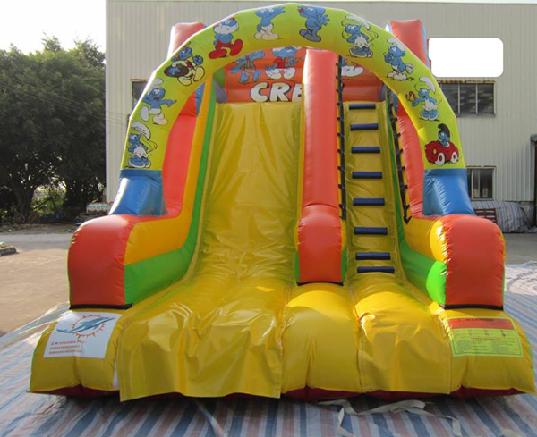 Cheap the Smurf Inflatable Bouncy Castle Water Slide from China ...