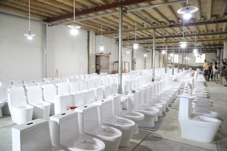Modern Ceramic Sanitary Ware One Piece WC Dual Flush Toilet Portable Western Toilet