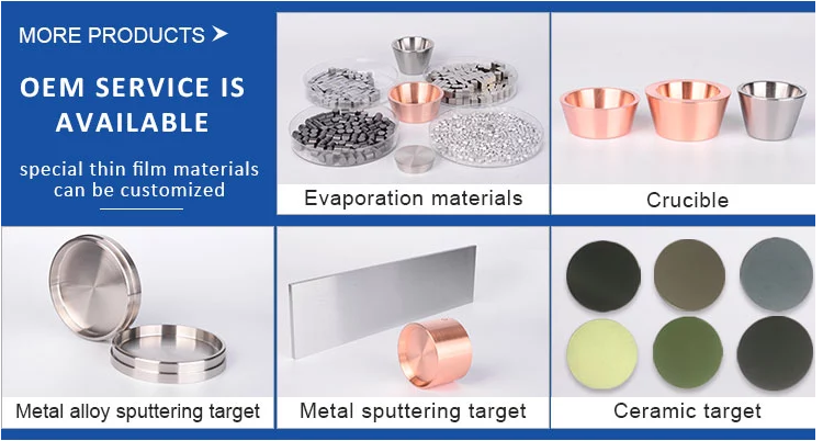 Evaporation Materials Cu Copper Crucible