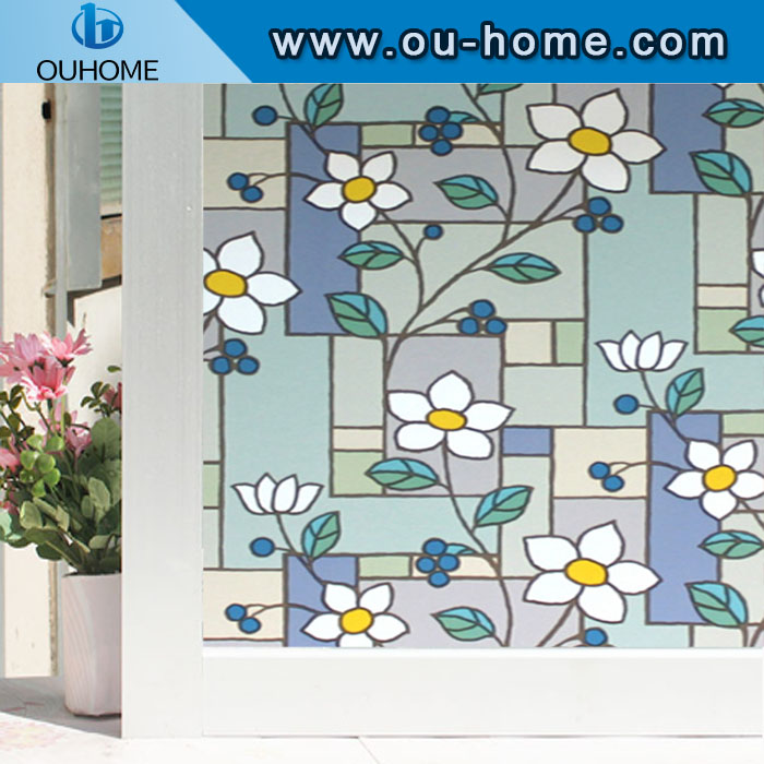 H812 3D Static Decorative Privacy Window Glass Sticker