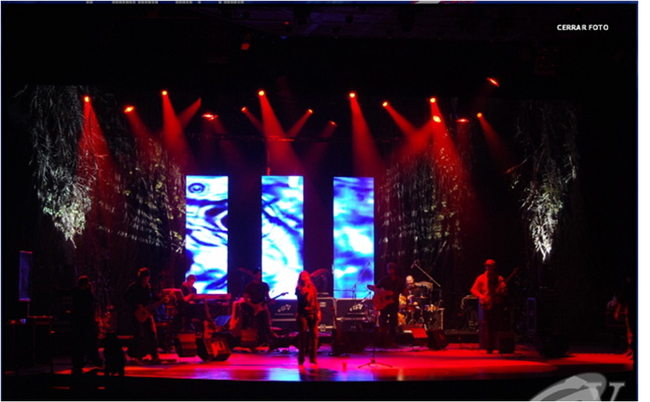 Chilean TV studioIndoor Small Spacing Display Screen Made by Shenzhen Hengcai