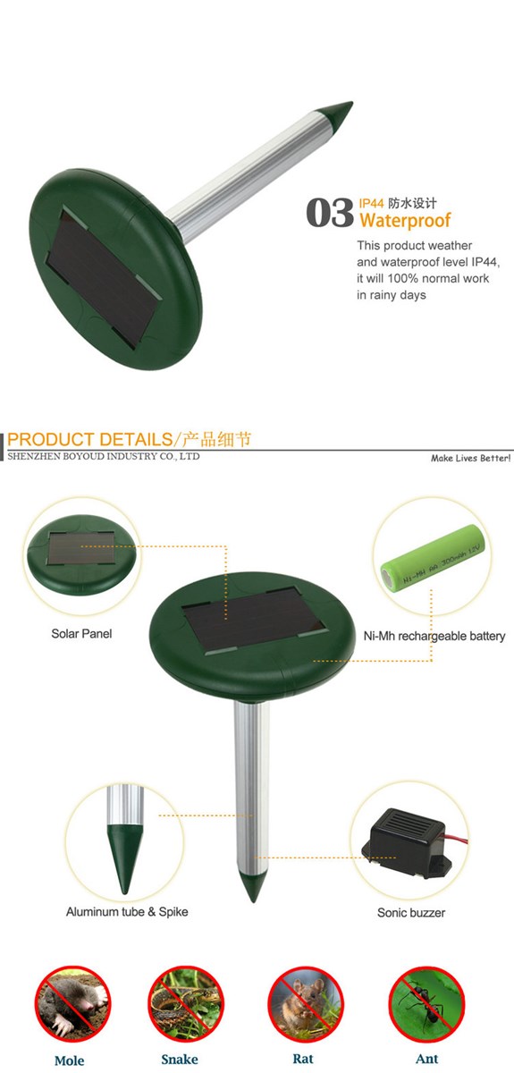 Top Selling Product in Amazon Waterproof Solar Snake Repeller Top Selling Product in Amazon Waterproof Solar Snake Repeller