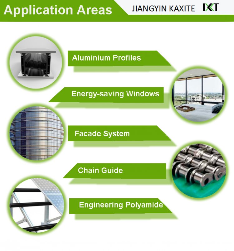 Custom special shapes heat insulation polyamide product For Aluminum alloy doors and windows