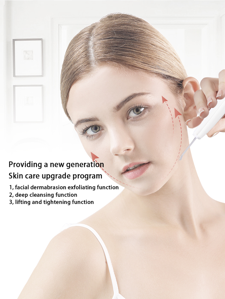 New design ultrasonic skin scrubberskin spatula