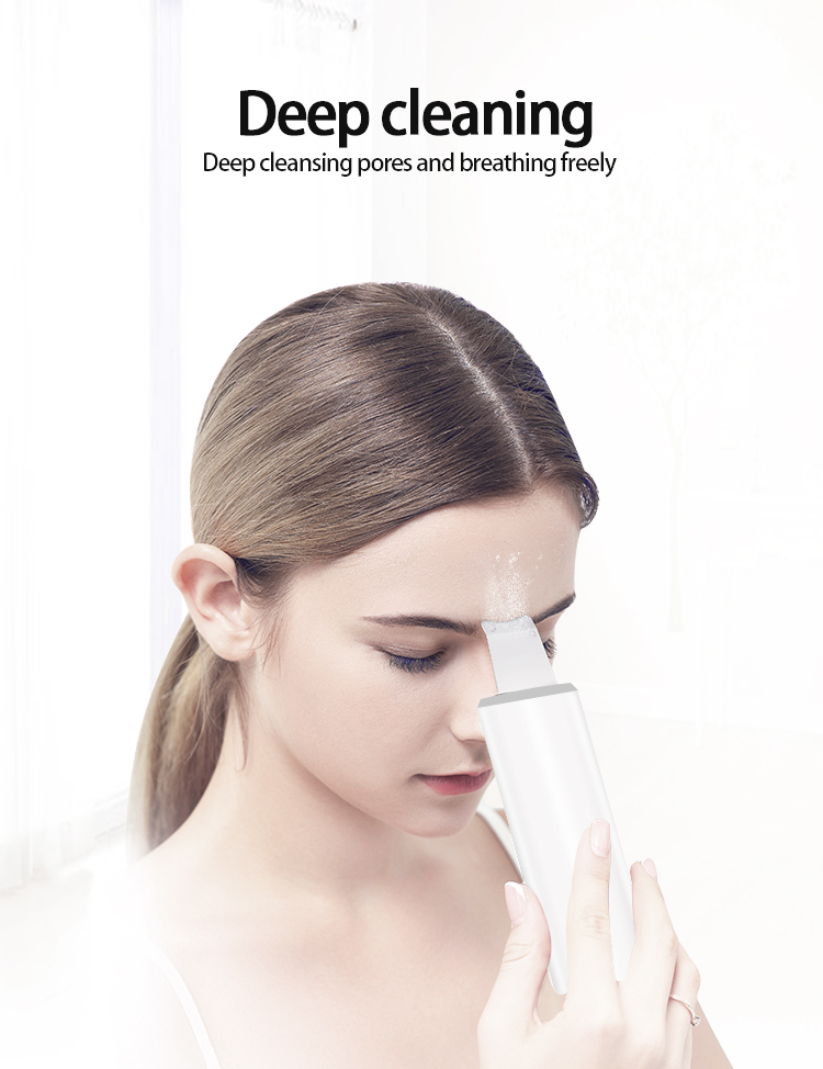 New design ultrasonic skin scrubberskin spatula