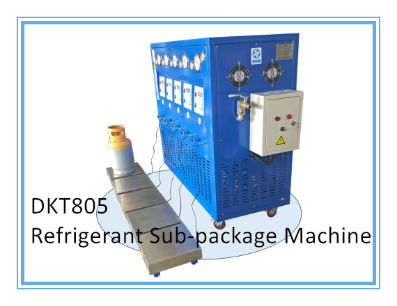 DKT805 5HP OilLess Vacuum Refrigerant SubPackage Recharge System