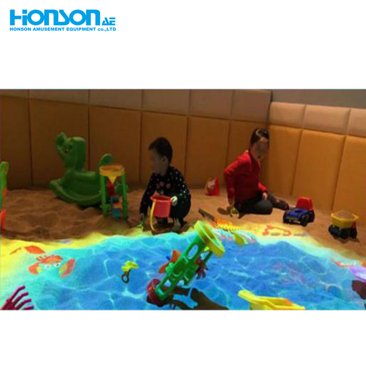 2019 Projector Magical Interactive pleasure beach floor Projection interactive games
