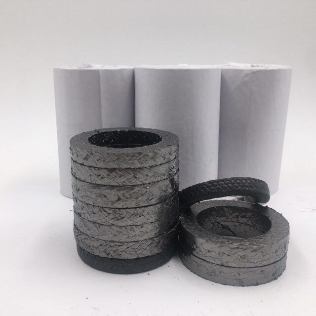 Combination seal of packing ring and graphite ring