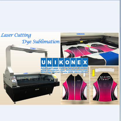 Laser cutting dye sublimation cutting sublimated fabrics