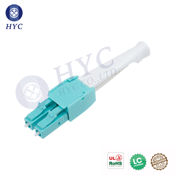 LC PushPull Uniboot Connector LC Optic Fiber Connector Singlemode Multimode HYC