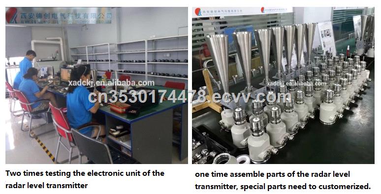 120GHz FMCW radar level transmitter 0150m for liquids or solids tanks