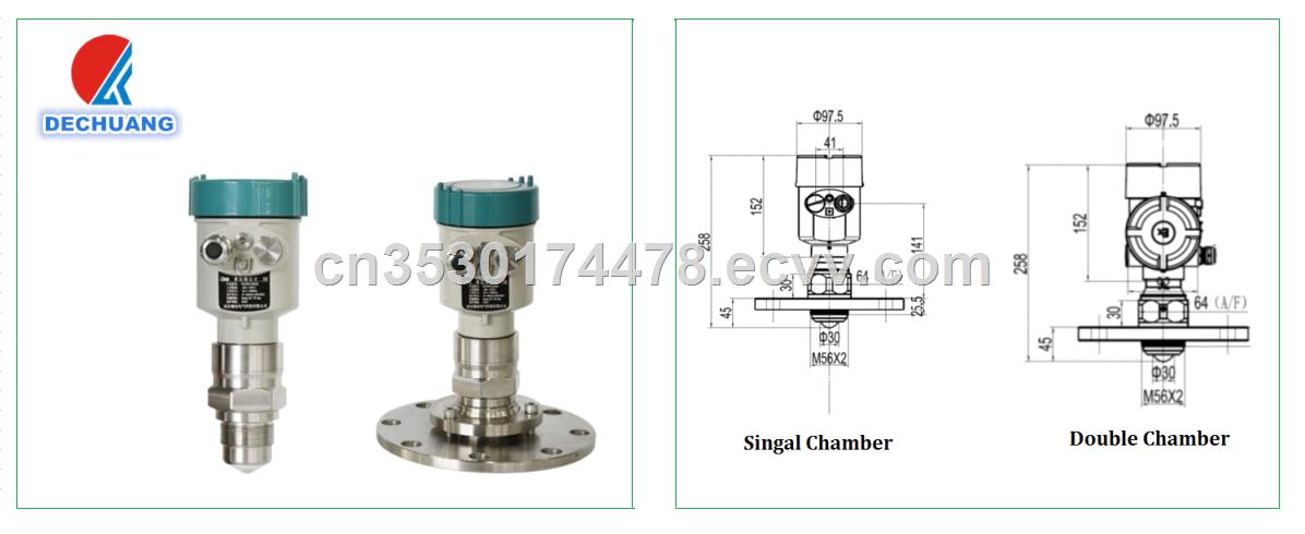 120GHz FMCW radar level transmitter 0150m for liquids or solids tanks