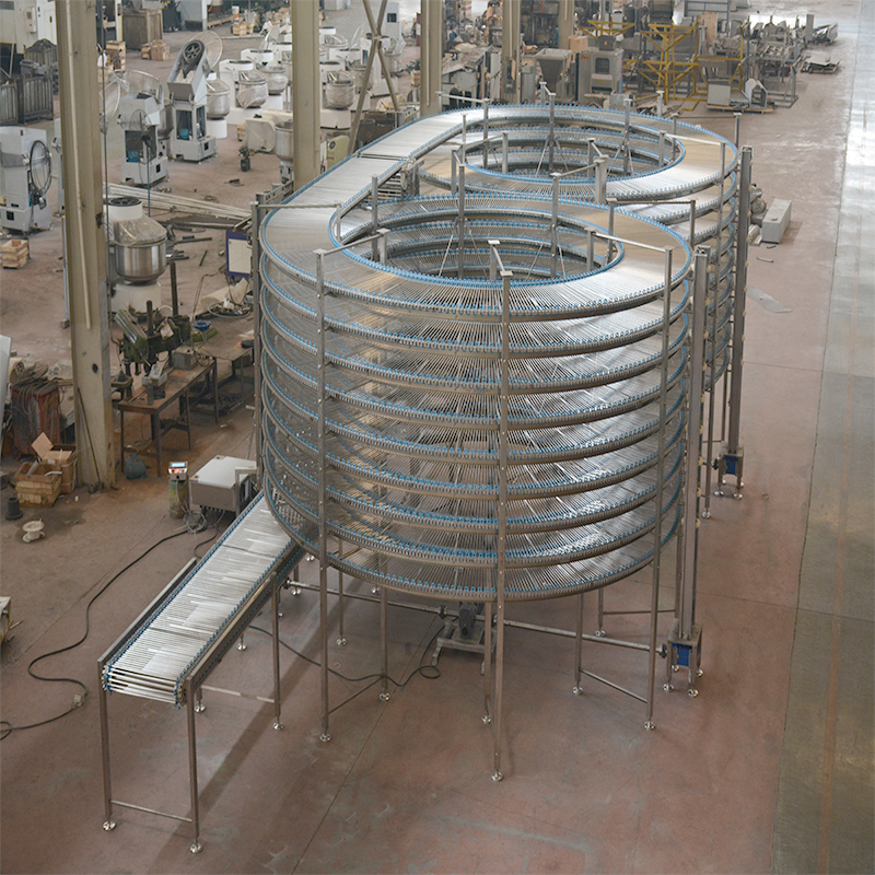 Croissantbread production line cooling towerfactory manufacturer bread spiral cooler