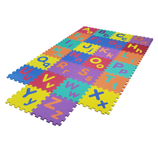 Odorless EVA Capital Lower Case Alphabets Foam Puzzle Mat