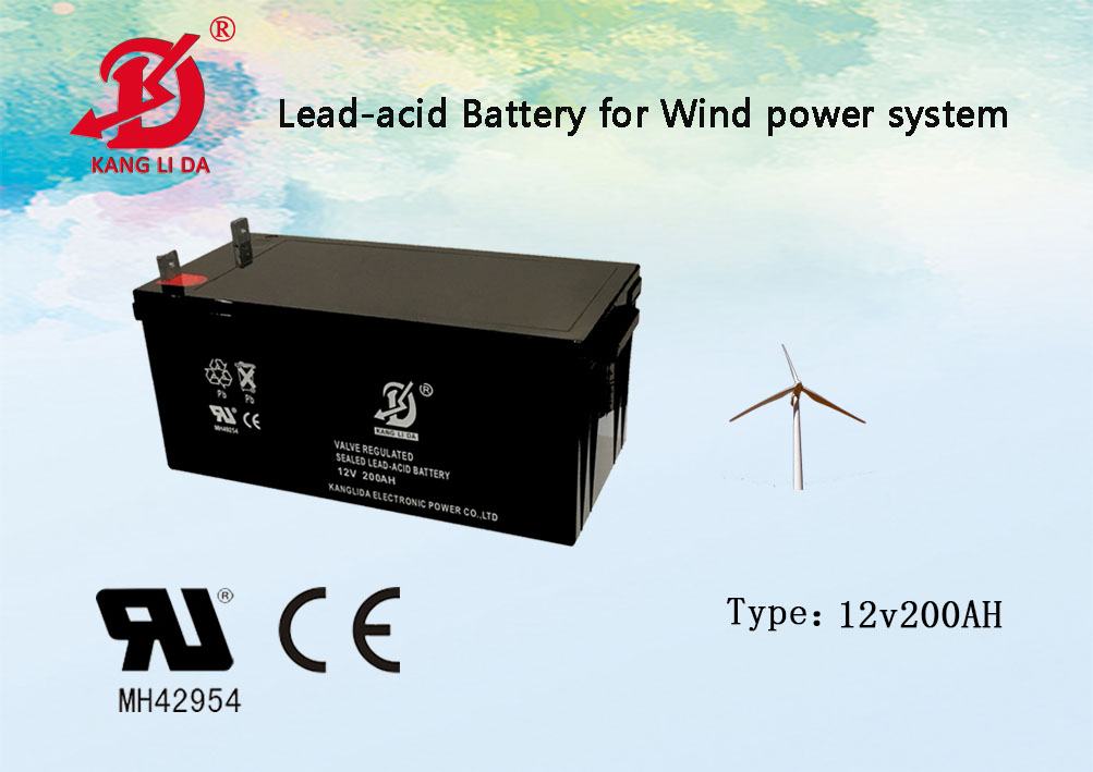 Solar power systemWind power system12v200ah lead acid battery