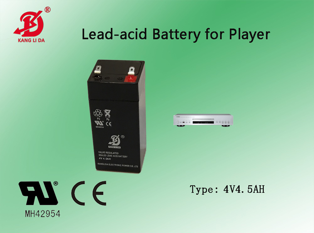 kanglida 4v2ah emergency light sealed lead acid battery