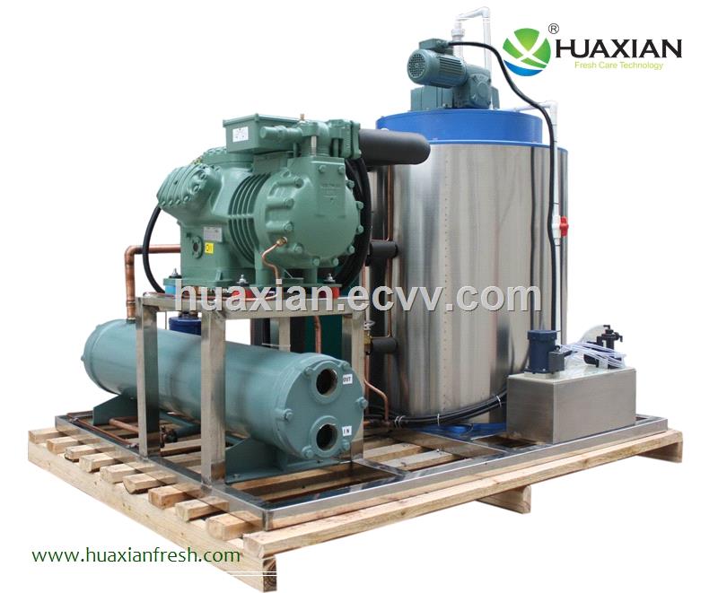 HUAXIAN flake ice machine icemaking for seafood fish