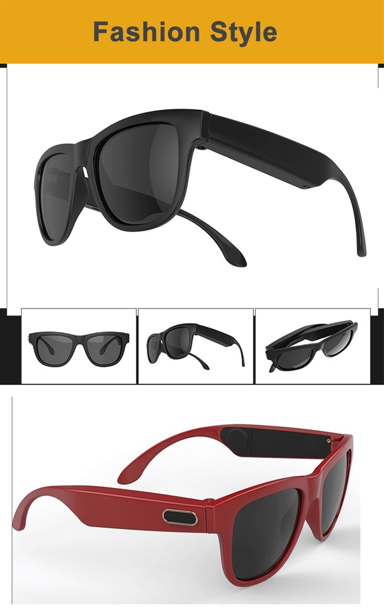 G1 Bluetooth Sunglasses Headphones with Bone Conduction and Touch Control