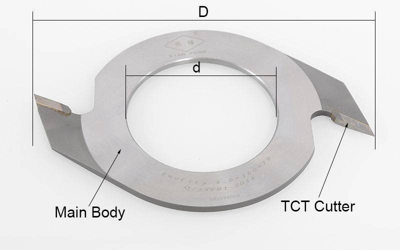High precision wear resistance finger joint blade cutter for woodworking