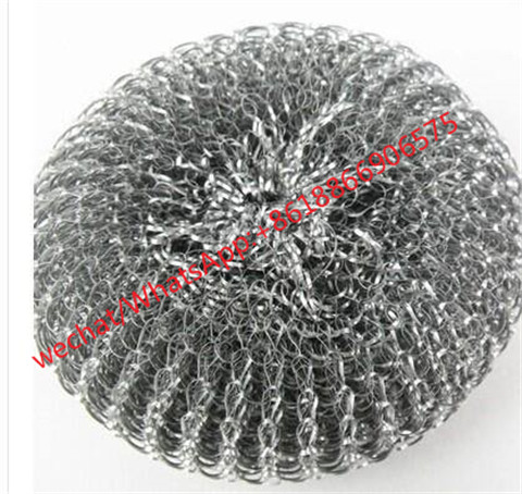 Hotselling Kitchen pot gavernized stainless steel mesh scourer