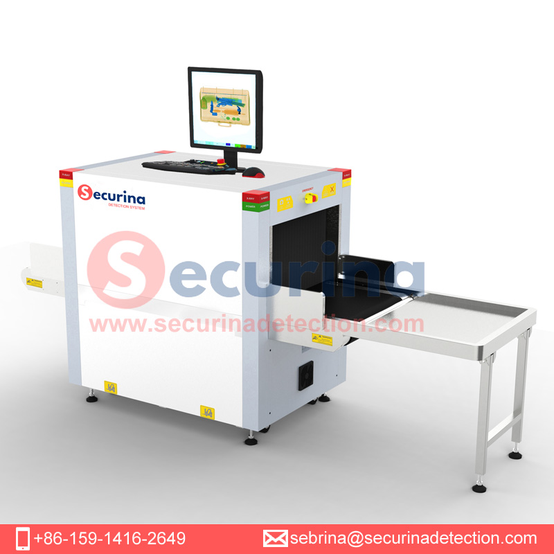 Securina X ray Baggage Luggage scanner Security Inspection Explosives Metal Detector Screening Scan Machine SA6040