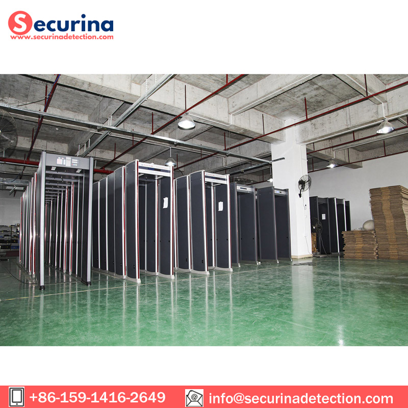 Securina Security Walk Through Metal Detector 33 zones Gate Archway Portable for OutdoorSA300CPlus