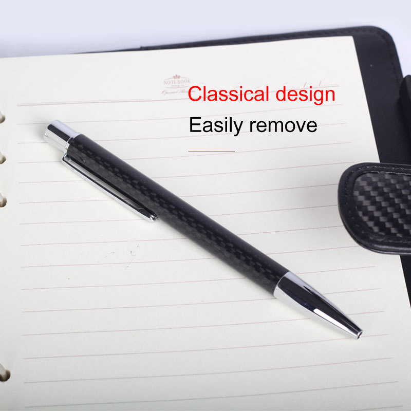 Luxury Real Carbon fiber Ballpoint pen with carbon fiber lifestyle Accept Customized Logo