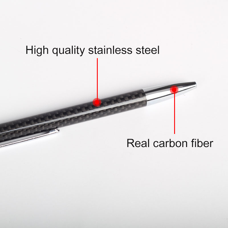 Luxury Real Carbon fiber Ballpoint pen with carbon fiber lifestyle Accept Customized Logo
