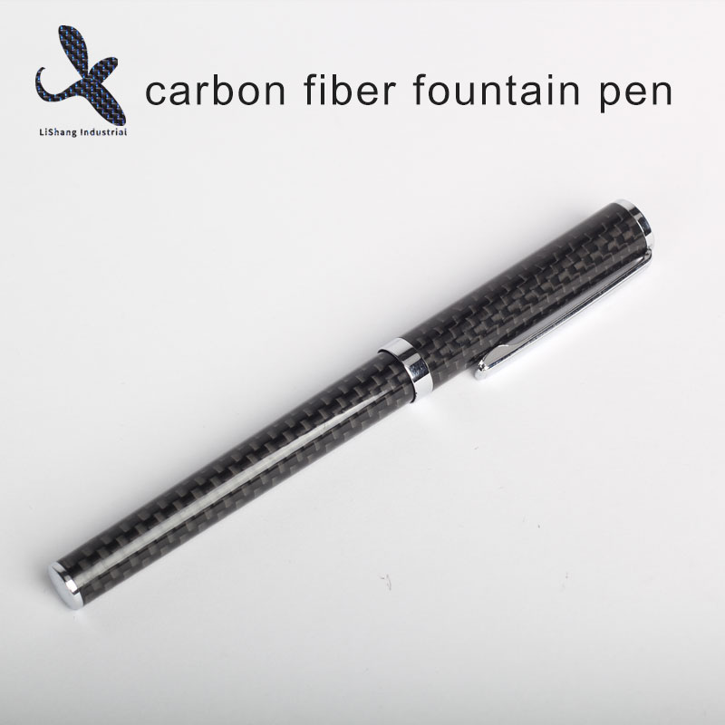 Luxury Real Carbon fiber Fountain pen Signature Pen Accept Customized Logo