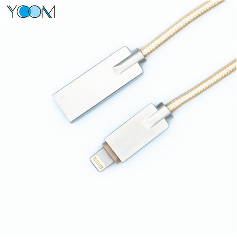 Weaving Lightning IOS USB ChargingData Cable