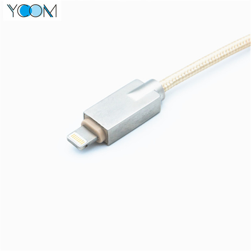 Weaving Lightning IOS USB ChargingData Cable