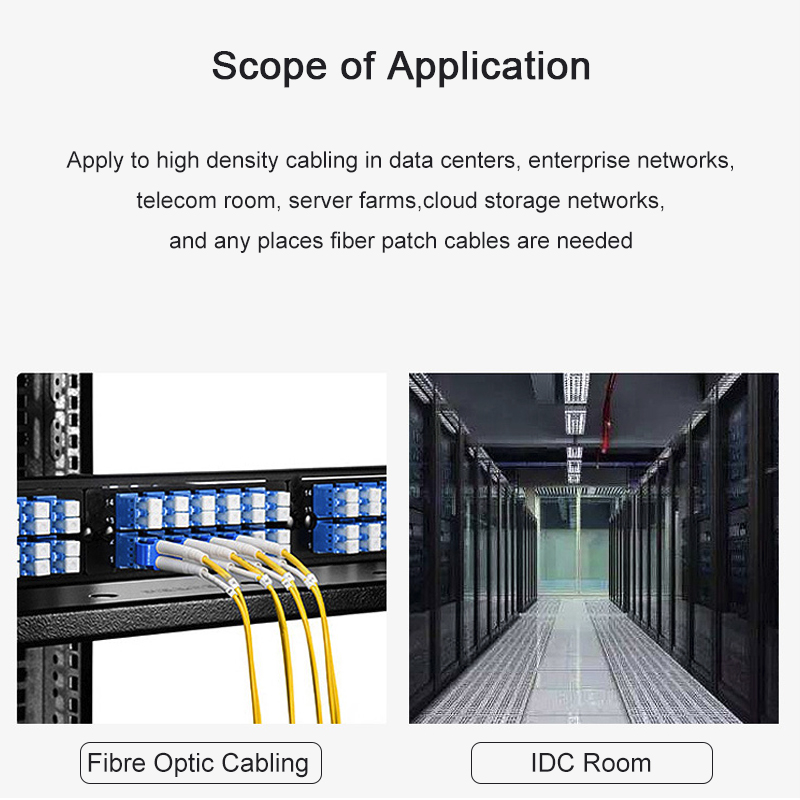 SCFC 2 Core Single Mode Fiber Optic Patch Cable