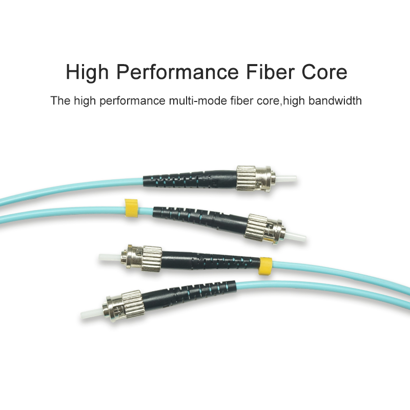 StSt MultiMode OM3 Fiber Optic Patch Cable