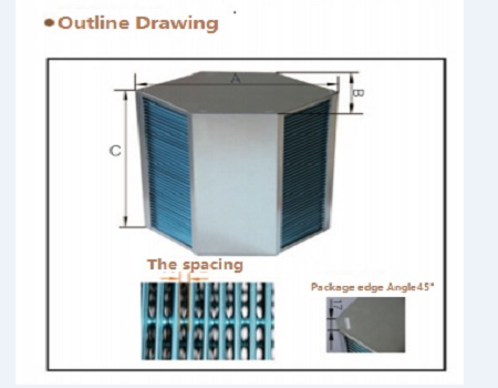 Sensible heat exchanger for fresh air equipmentVentilation and Air ChangeWaste Heat RecoveryGasgas exchange