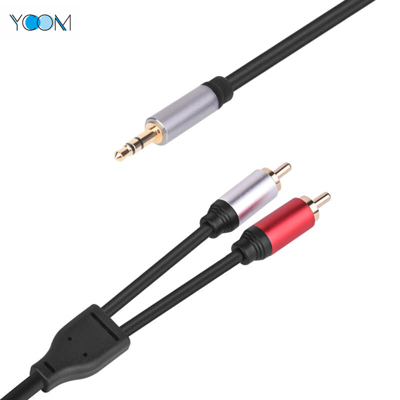 2 RCA to 1 Video Cable Audio Cable Male to Male 18m 6FT