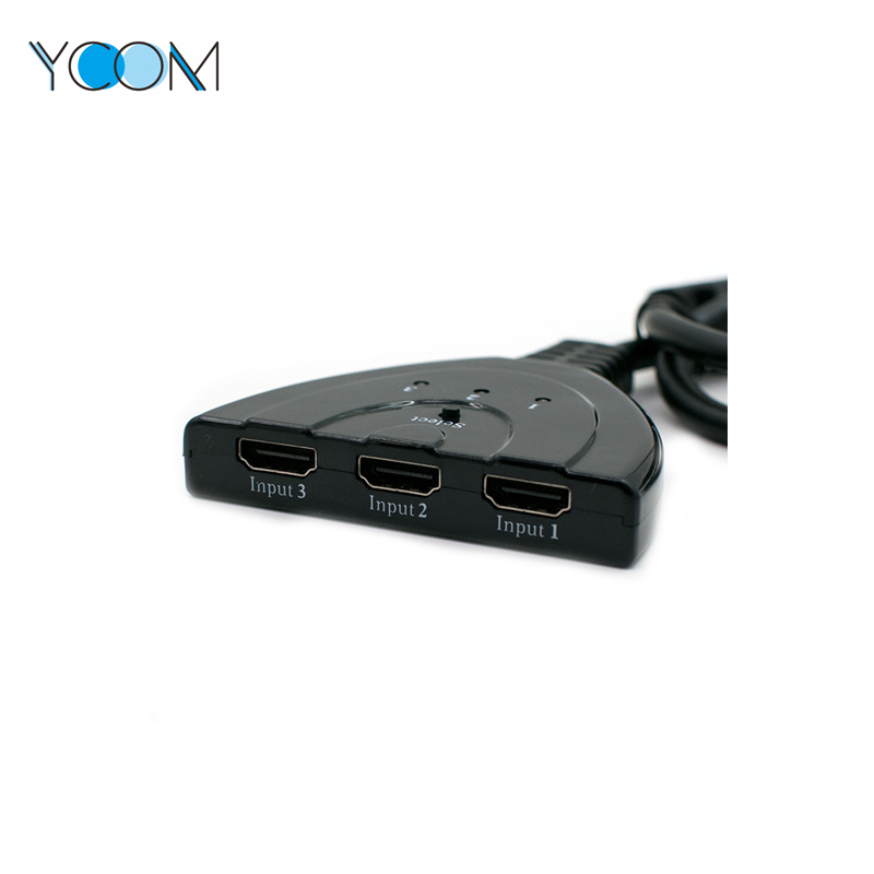 HDMI 14 Switch Pigtail 3 Ports Full 1080P