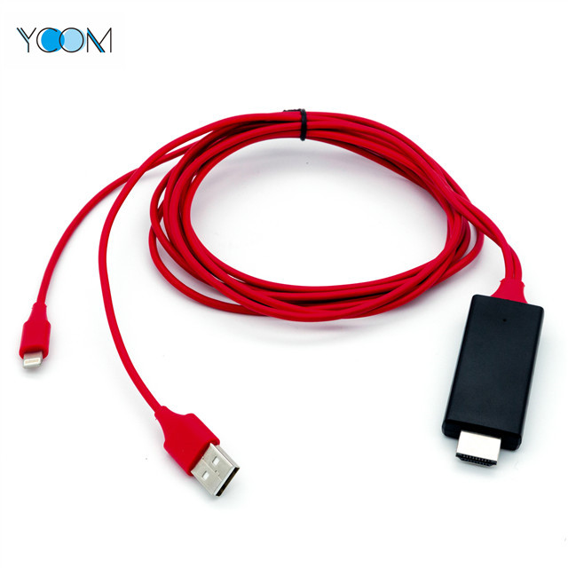 Lightning Charging IOSUSB to HDMI Cable