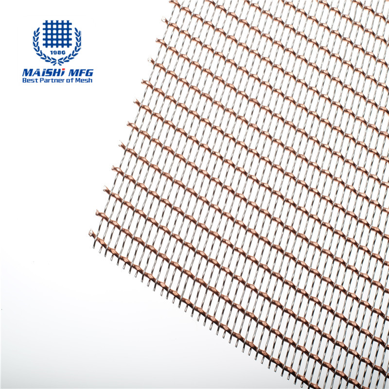 Metal woven stainless steel decorative mesh screen