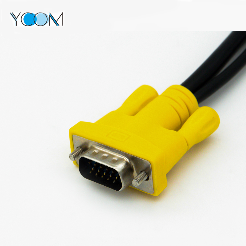 VGA to DVI Cable Display Monitor with USB Cable