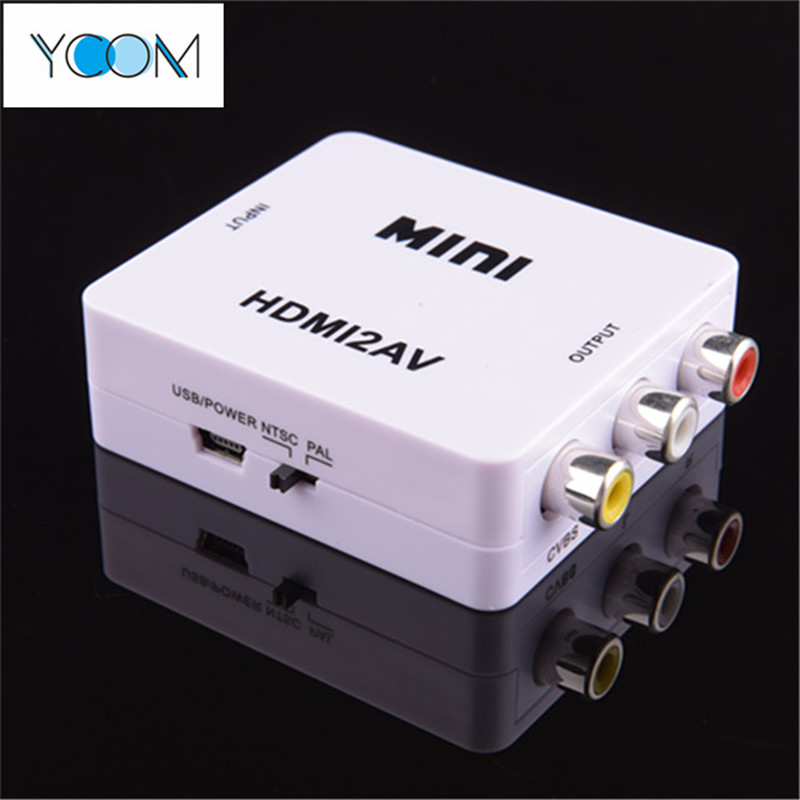 Portable Mini HDMI To AV Converter