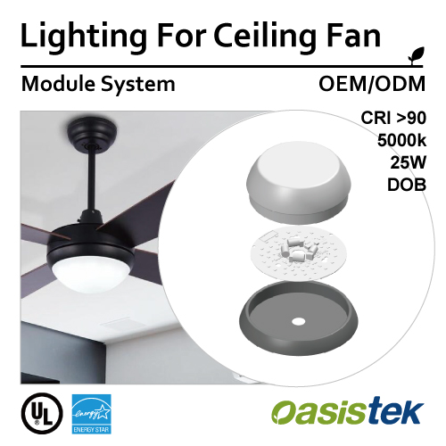 Lighting for Ceiling Fan Module SystemOEMODM Oasistek