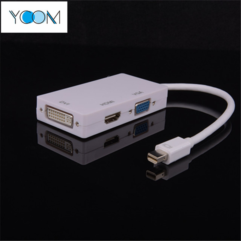 3 in 1 Mini Displayport To DVI Converter