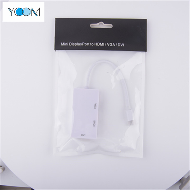 3 in 1 Mini Displayport To DVI Converter