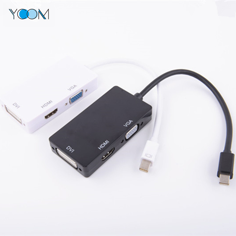 3 in 1 Mini Displayport To DVI Converter