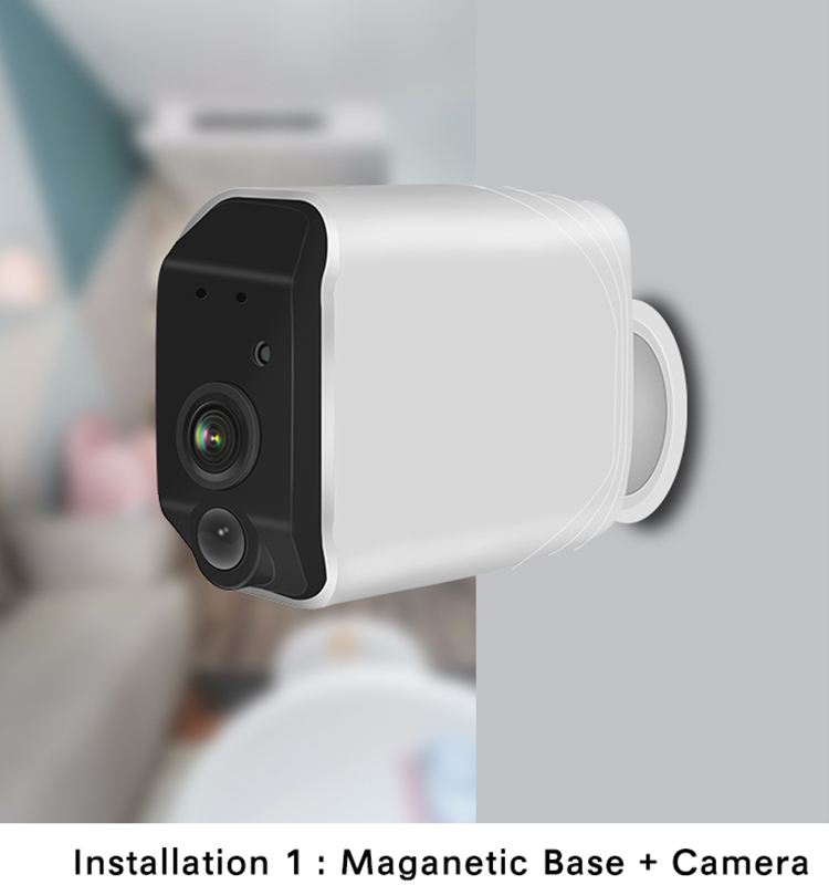 REHENT Full HD IP65 Certified Two Way Audio Arlo Wireless Battery Powered WiFi Camera 1080P