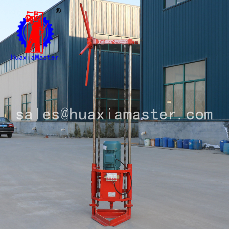 Strong recommend three phase electric sampling drilling rig QZ2Dlight rock core sampling drill rig easy operated