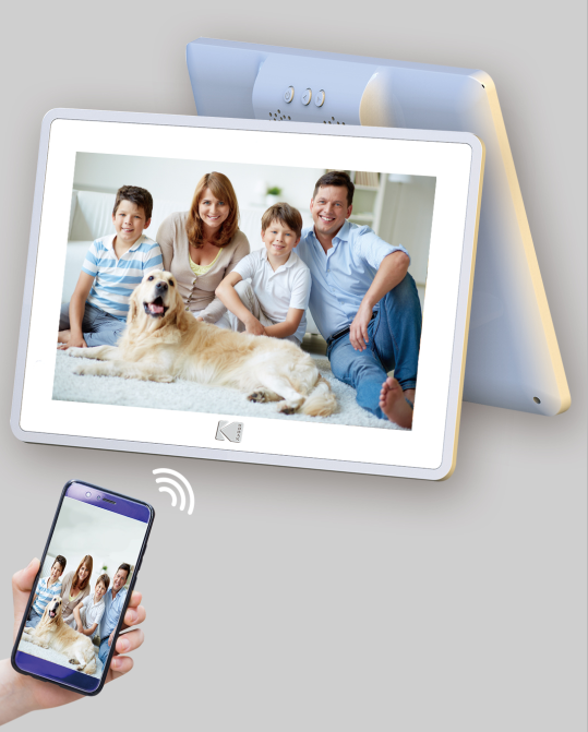 KODAK 101 inch Digital WiFi Photo Frame Digital Picture Frame Cloud Frame with IPS Touch Screen and 10GB Cloud Storage