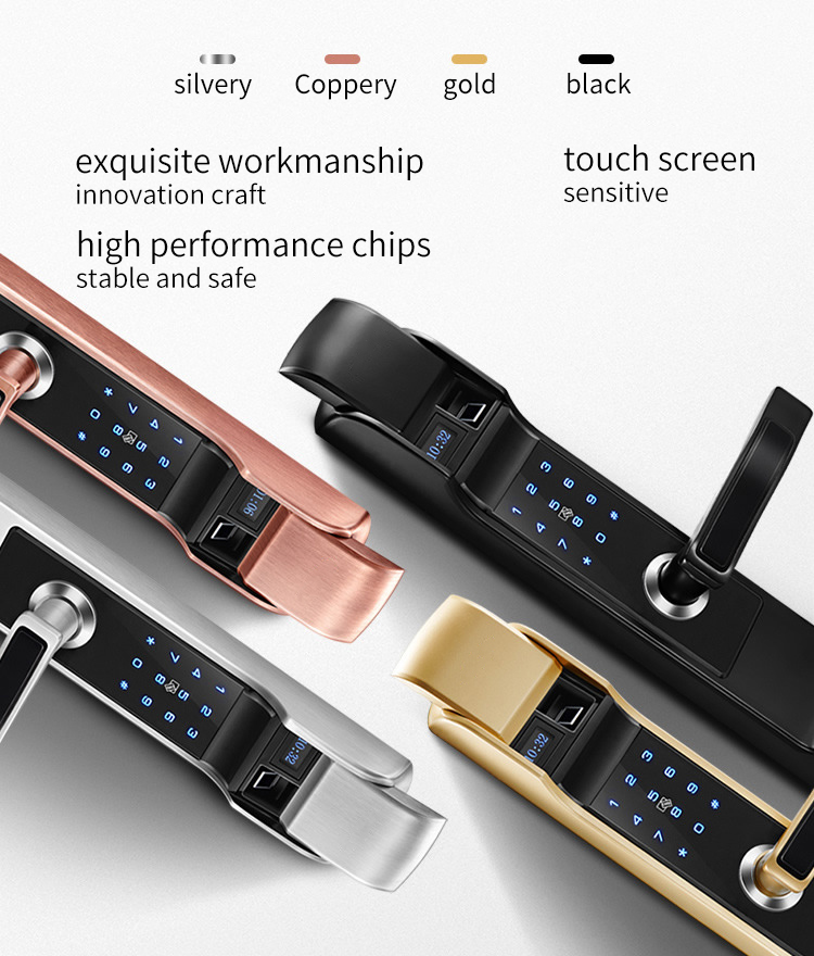 Fingerprint Locks ID card locks smart locks Fingerprint password electronic home door smart lock